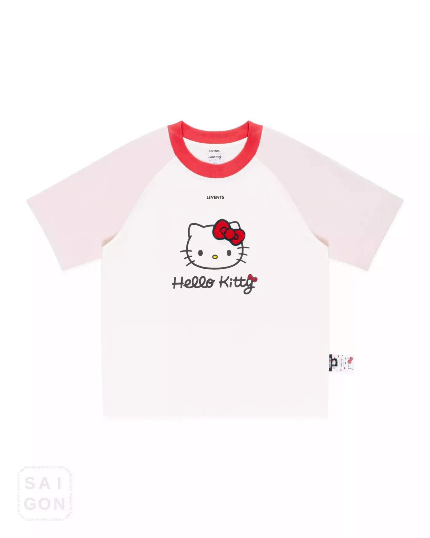 Levents® x Hello Kitty | Icon Raglan Regular Tee - White