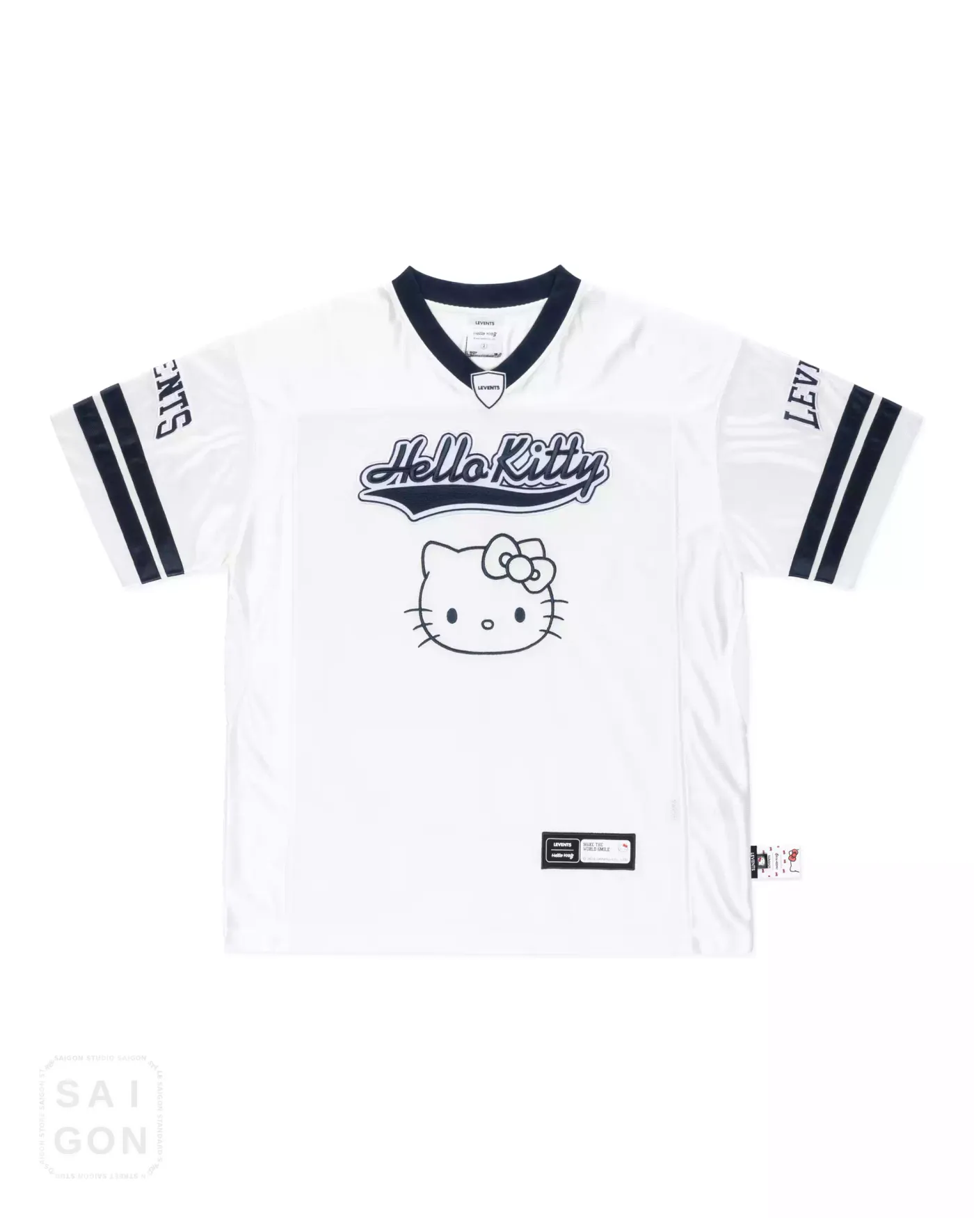Levents® x Hello Kitty | Champion Oversized Jersey - White