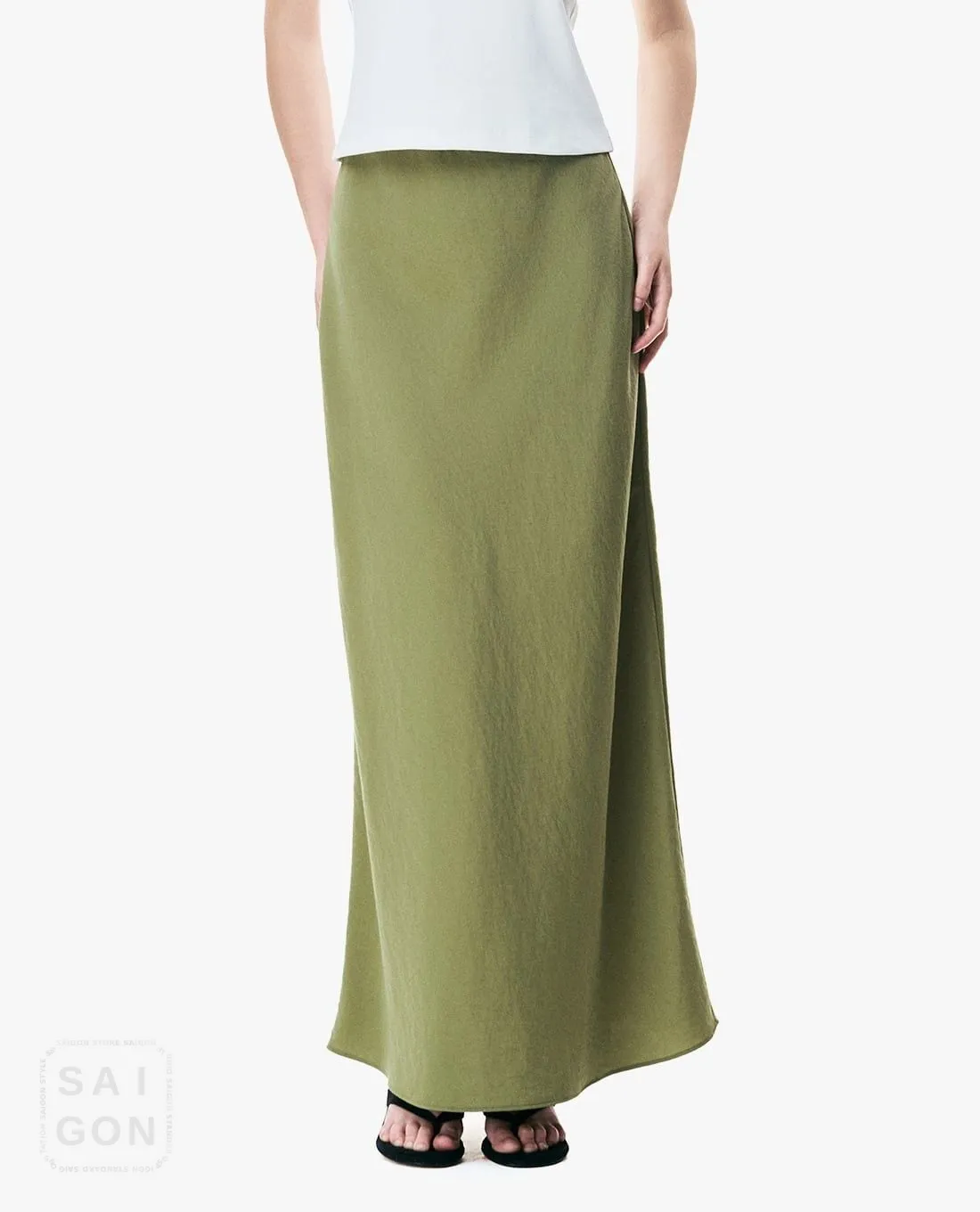 GIGI - Feminine Flowy Maxi Skirt