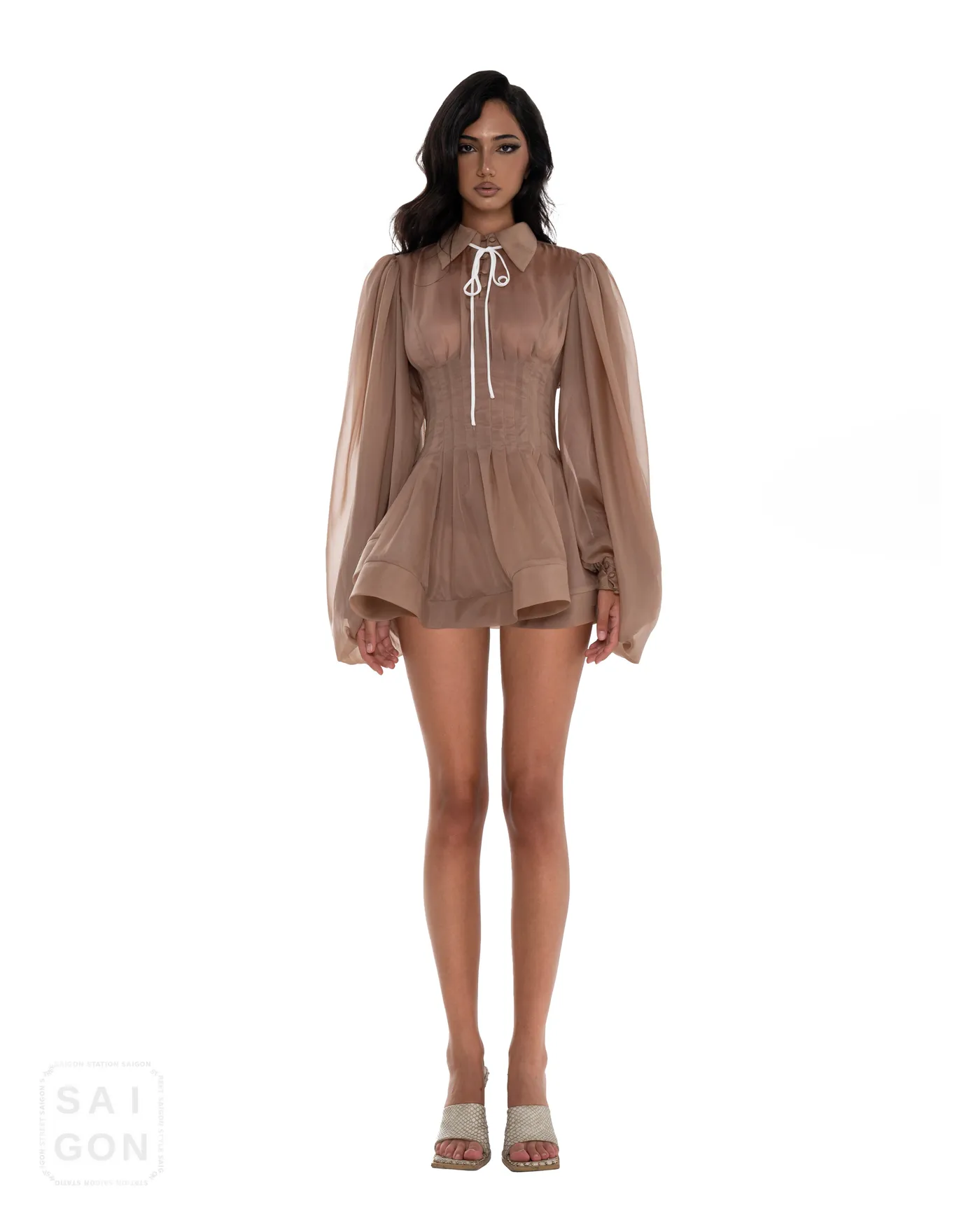 Charlotte Dress - Brown